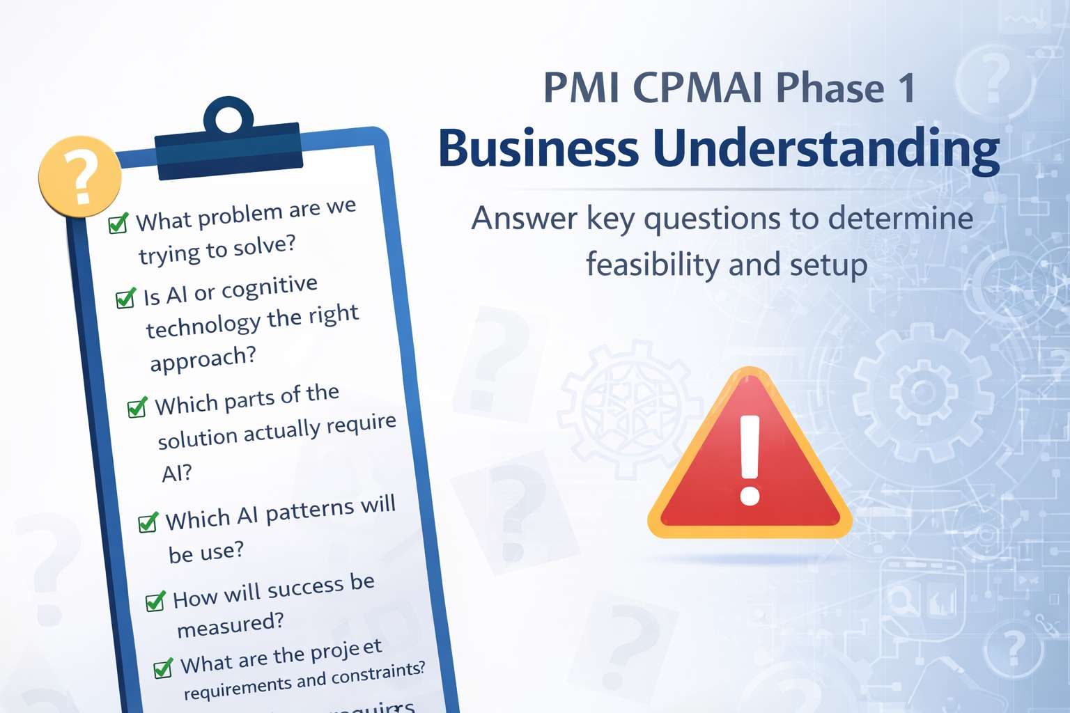 CPMAI Phase one AI Project Business Feasibility