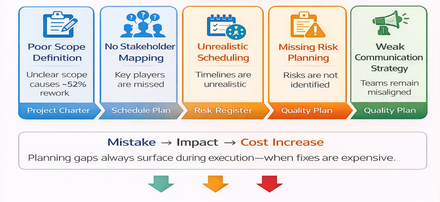 Common Project Planning Mistakes