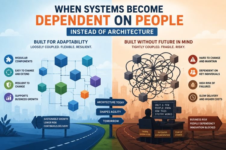 People Dependency leads to technical debt business impact